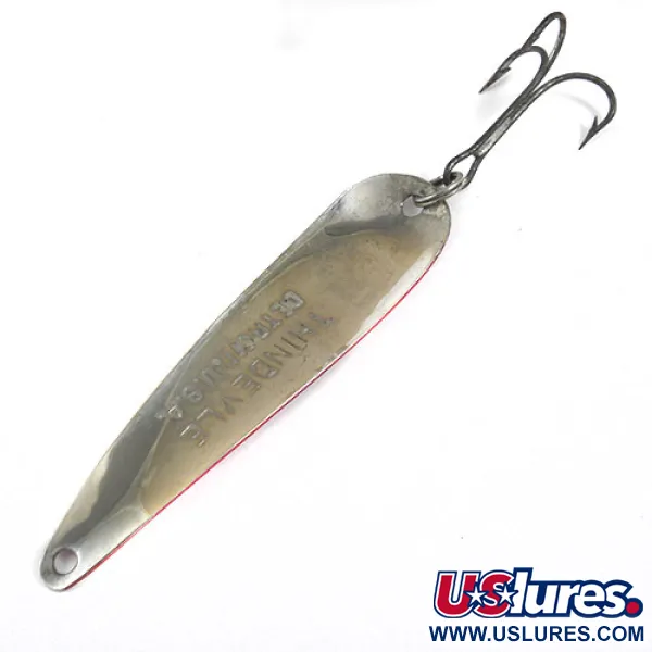 Dardevle ThinDevle Plandavka, Červená / Bílá / Nikl, 11g, Štíhlá, #0876