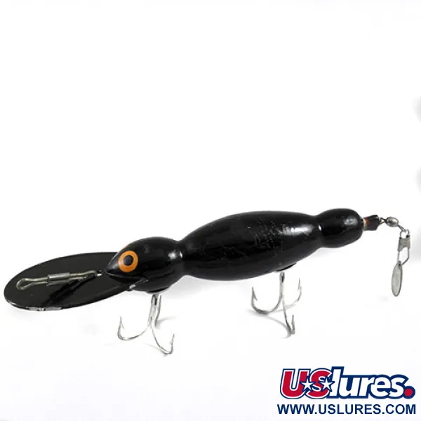 Bomber Water Dog Wobbler, Black, 14g, Lístek, #0878