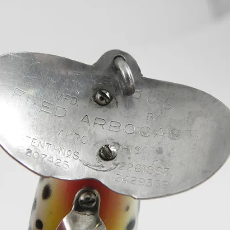 Fred Arbogast Jitterbug Povrchová Nástraha, Tiger, 10g, Vintage, #0880