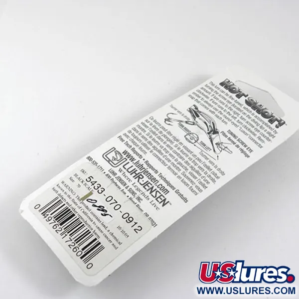 Luhr Jensen Hot Shot 70 Nástraha, Black Scale, 1.6g, Vintage, #0885