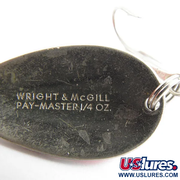 Wright & McGill Pay-Master Plandavka, Červená/Bílá/Nikl, 7g, #0941