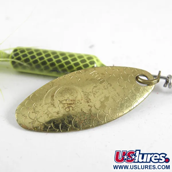 Worden’s Original Rooster Tail rotačka, Fluozelená/Mosaz, 7g, #0979