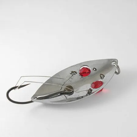 Hofschneider Weedless Red Eye Wiggler Plandavka, Nikl/Červená, 25g, #1002