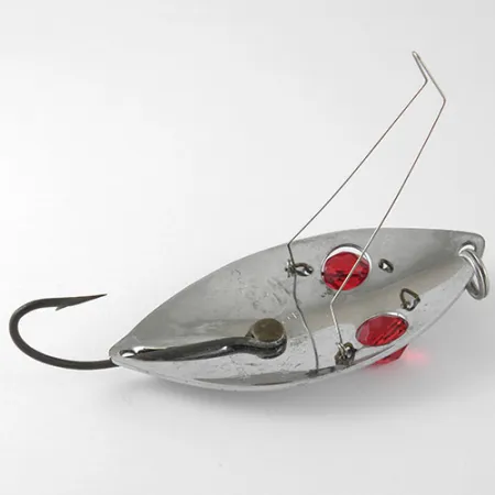 Hofschneider Weedless Red Eye Wiggler Plandavka, Nikl/Červená, 25g, #1002