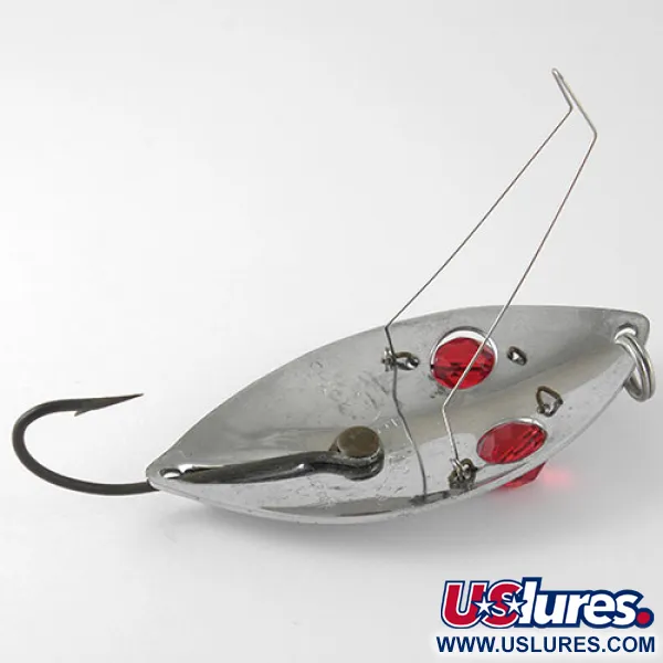 Hofschneider Weedless Red Eye Wiggler Plandavka, Nikl/Červená, 25g, #1002