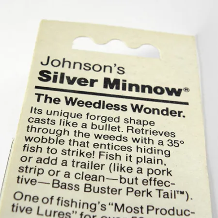 Weedless Johnson Silver Minnow Plandavka, Zlatá, 5g, Antivázka, #1017