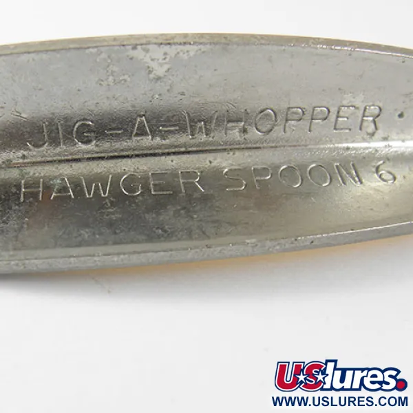 HT Enterprises Jig-A-whooper Hawgler spoon #6 Třpytka, Stříbro, 21g, #1019