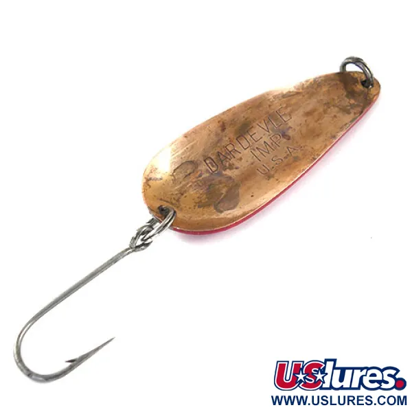 Třpytka Eppinger Dardevle Imp, Červená/Bílá/Měď, 11g, Vintage, #1033