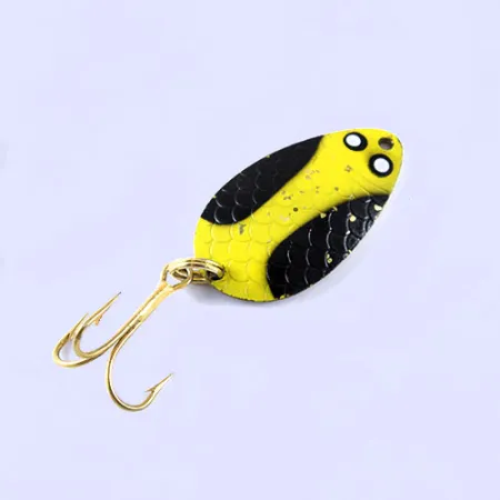 Wright & McGill Pay-Master plandavka, Žlutá/černá/Mosaz, 7g, #1054