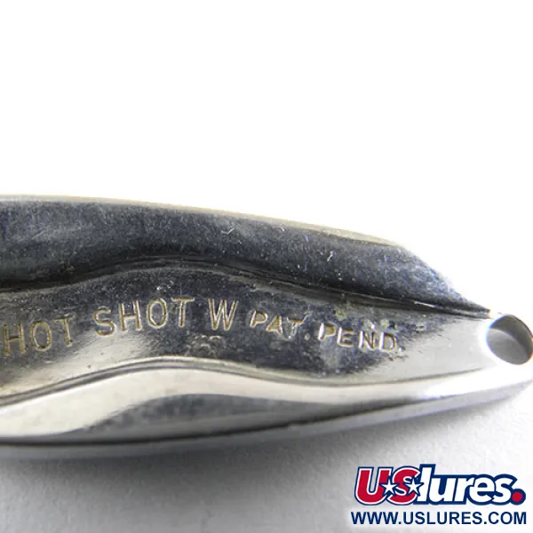 Luhr Jensen Hot Shot W Plandavka, Nikl / Černá, 4.5g, #1055