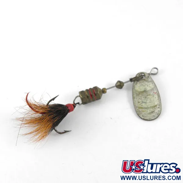 Mepps Comet 1 Dressed Třpytka, Nikl/Bílá/Červená, 3,5g, #1081