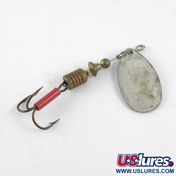 Mepps Aglia 2 Třpytka, Nikl / Bílá / Červená, 4.5g, Pruhy, #1082