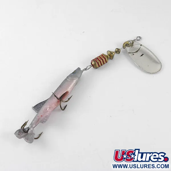 Mepps 3 Comet Mino, Nikl, 9g, gumová rybička, #1086