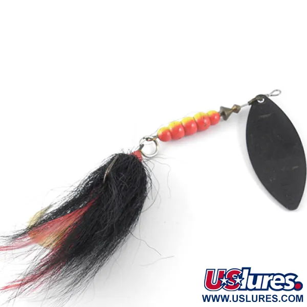 Mepps Giant Killer Rotačka, Černá/Hologram, 30g, Vrbový List, #1088