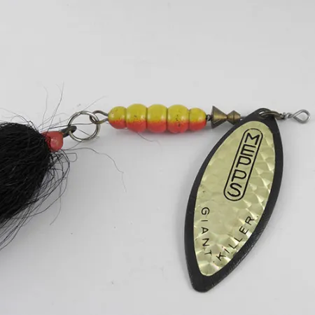 Mepps Giant Killer Rotačka, Černá/Hologram, 30g, Vrbový List, #1088