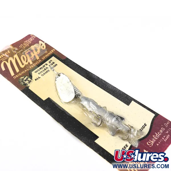 Mepps 3 Comet (with soft bait) Třpytka, Nikl, 17g, Vintage, #1093