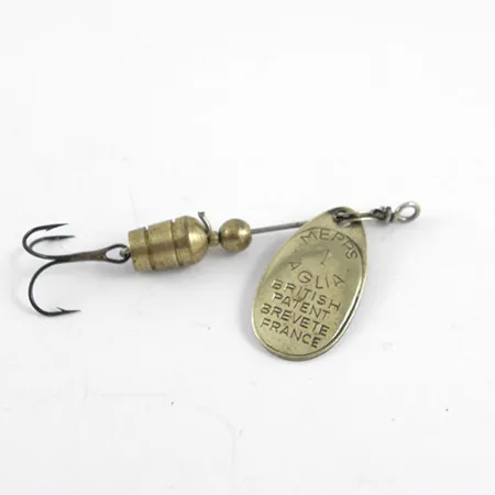 Mepps Aglia 1 Třpytka, Mosaz, 3,5g, Francouzský Patent, #1102