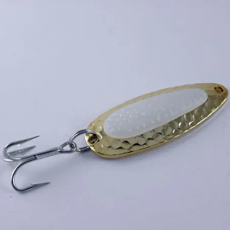 Blue Fox Pixee Glow Plandavka, Zlatá / Bílá (Glow), 14g, Fox-Glo, #1111