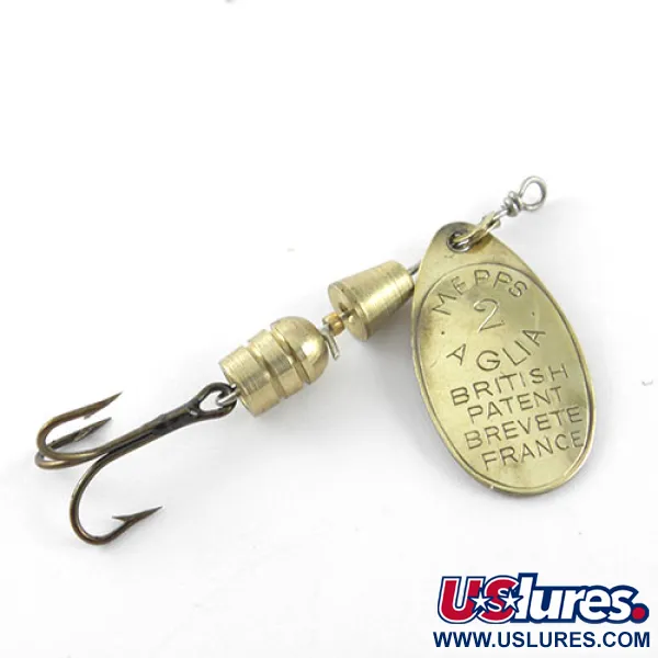 Mepps Aglia 2 Rotační třpytka, Mosaz, 4.5g, Kuželová rotace, #1128