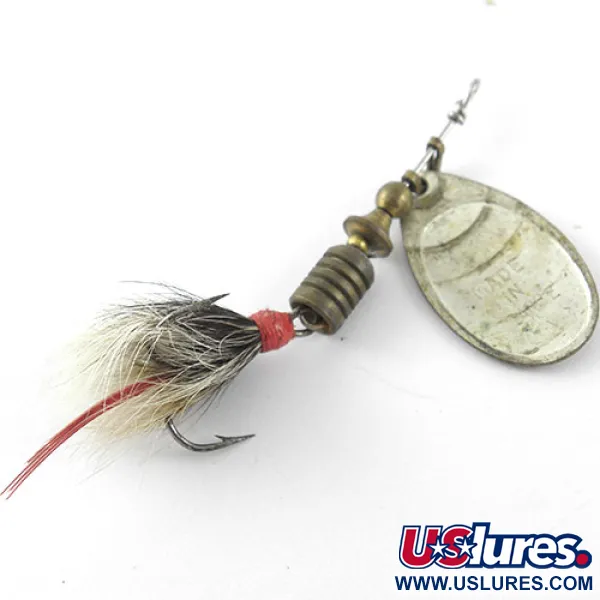 Mepps Aglia 2 dressed třpytka, Nikl/Černá/Bílá, 4,7g, srst, #1129