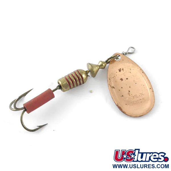 Mepps Aglia 3 Rotačka, Bronz, 7g, Mosazné tělo, #1131