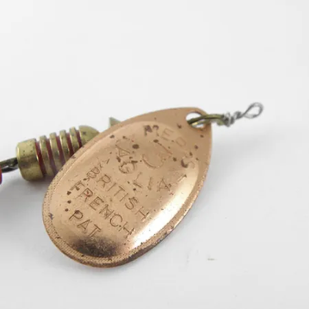 Mepps Aglia 3 Rotačka, Bronz, 7g, Mosazné tělo, #1131