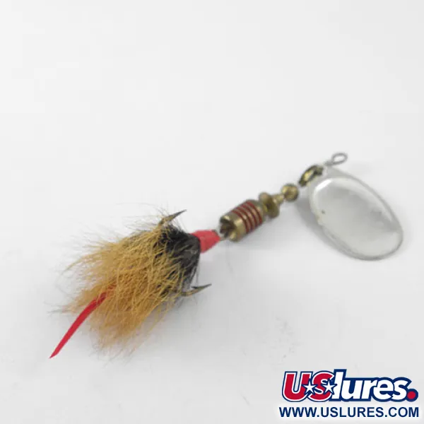 Mepps Aglia 2 dressed Třpytka, Nikl, 4,7g, Veverčí srst, #1155