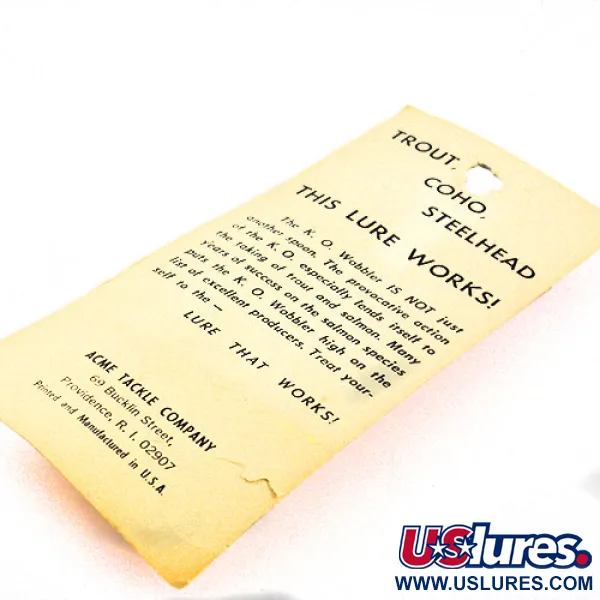 Acme K.O. Wobbler Plandavka, Oranžová, 14g, Sonic Flipper, #1159