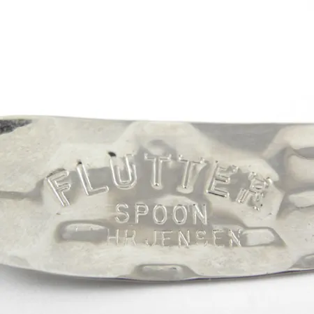 Luhr Jensen Flutter Spoon Plandavka, Nickel / Yellow, 4g, Tinsel, #1166