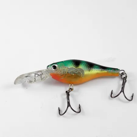 Rapala Glass Shad Rap Wobler, Perch, 5,5g, Holografický, #1250