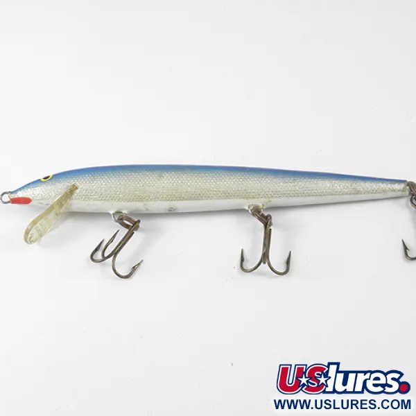 Rapala Original Floater Wobler, Světle modrá/Stříbrná, 7g, Balsa, #1275