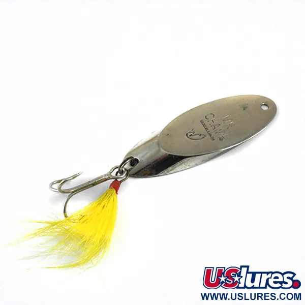 Weber Mr Champ Plandavka, Nikl/Žlutý ocas, 35g, Peří, #1278