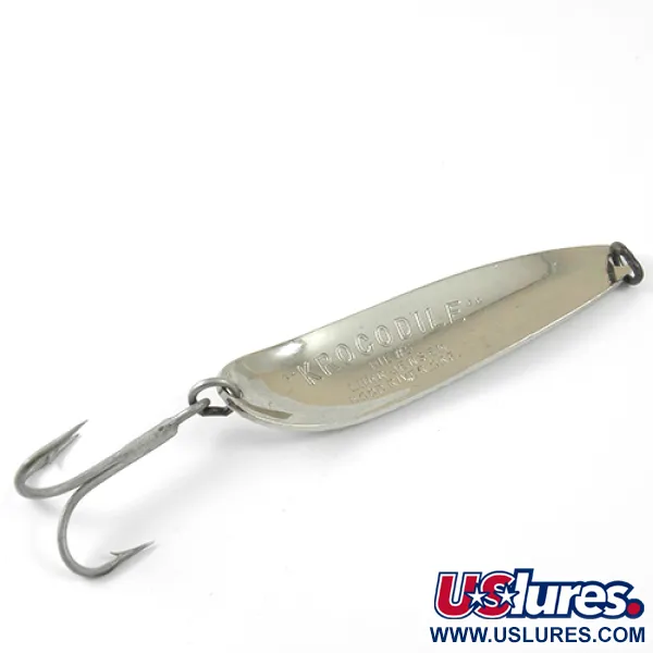 Luhr Jensen Krocodile Die #5 Plandavka, Tepaný Nikl, 25g, #1281