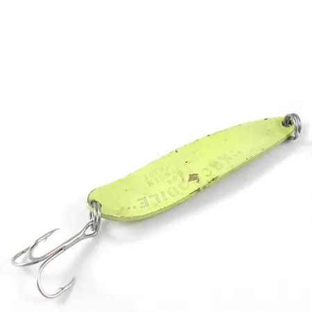 Luhr Jensen Krocodile Die #4 Plandavka, Žlutá, 14g, Daleký odhoz, #1290