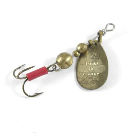 Mepps Aglia 0 Rotační třpytka, Mosaz, 2.2g, Mosazný list, #1326