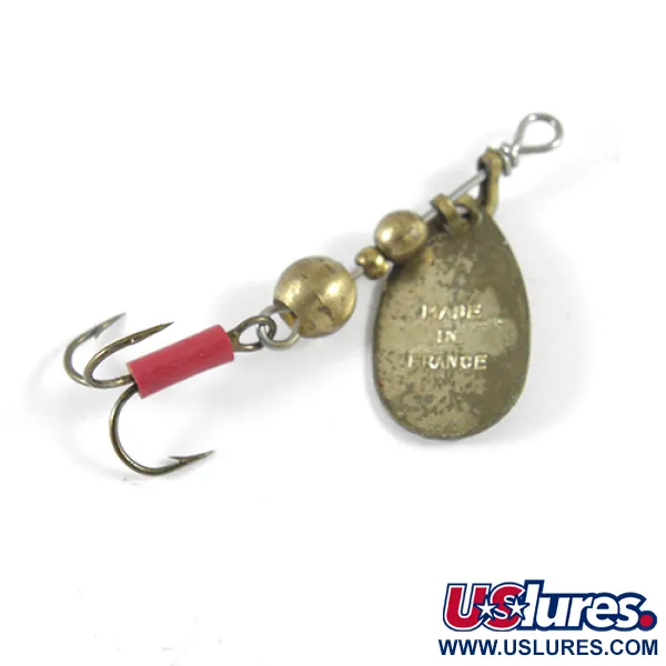 Mepps Aglia 0 Rotační třpytka, Mosaz, 2.2g, Mosazný list, #1326