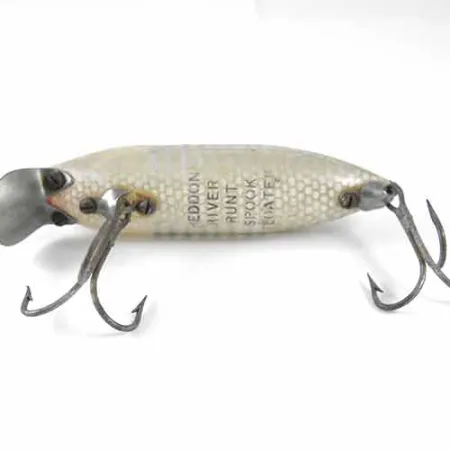 Heddon River Runt Floater, Bílá / Šedá, 12,5g, Vintage, #1354