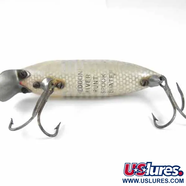 Heddon River Runt Floater, Bílá / Šedá, 12,5g, Vintage, #1354