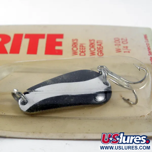 Seneca Wob-L-Rite Třpytka, Černá / Bílá, 7g, Hluboká Voda, #1407