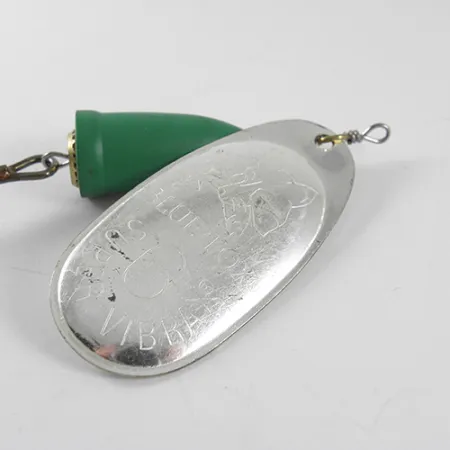 Blue Fox Super Vibrax 6 Rotačka, Nikl / Zelená, 18g, Mosazný Převod, #1506