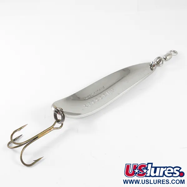 Luhr Jensen Krocodile Plandavka, Nikl/Červená, 28g, Úzký profil, #1509