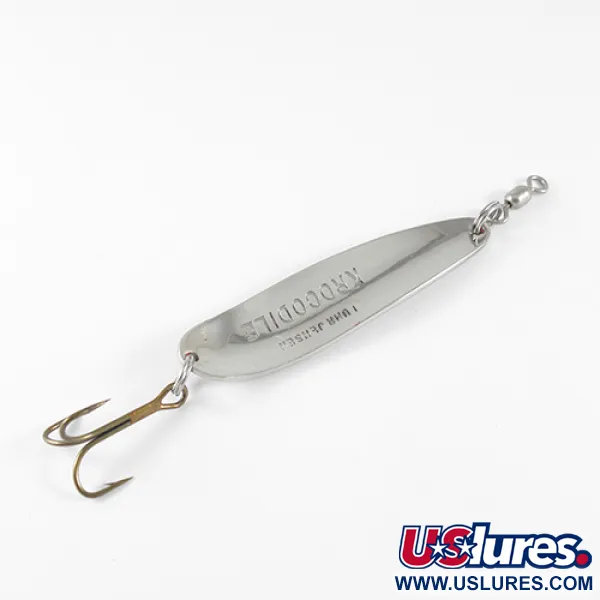 Luhr Jensen Krocodile Plandavka, Tepaný Nikl / Červená, 14g, #1537