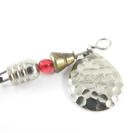 Cabela's 1 Rotační třpytka, Nikl, 4g, tepaný list, #1542