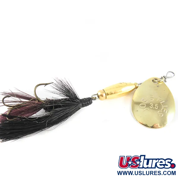 Joe's Flies Třpytka, Zlatá, 6g, Péřový Trailer, #1546