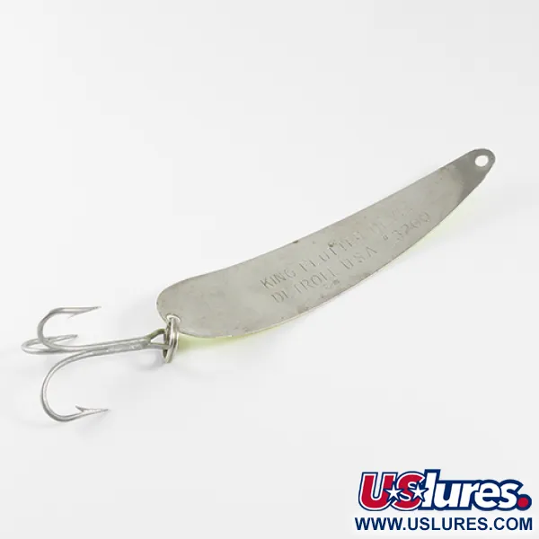 King Flutter Devle 3200 Plandavka, Fluoro žlutá, 9g, Nikl, #1591