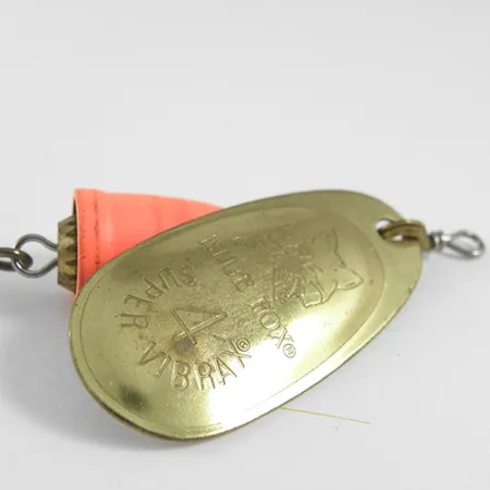 Blue Fox Super Vibrax 4 Třpytka, Mosaz / Oranžová, 10,5g, Finsko, #1617