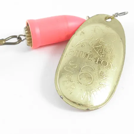 Blue Fox Super Vibrax 6 Třpytka, Mosaz/Oranžová, 18g, #1618