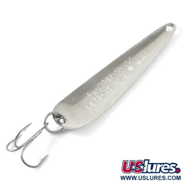 Dardevle Flutter-Chuck Plandavka, Nikl/Červená, 8g, Vintage, #1665