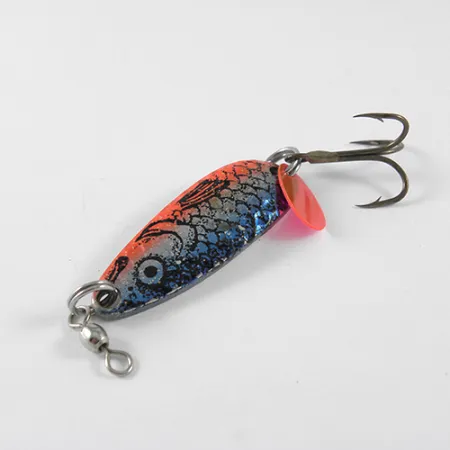 Luhr Jensen Krocodile Plandavka, Okoun, 9g, Stříbrná záda, #1688