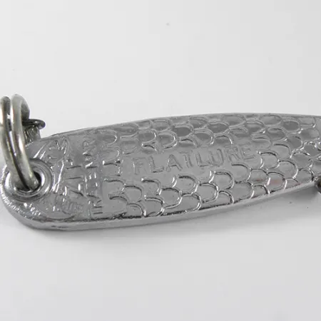 Zip Flatlure Vertikální Jig, Stříbrná, 44g, Vzor Šupin, #1694